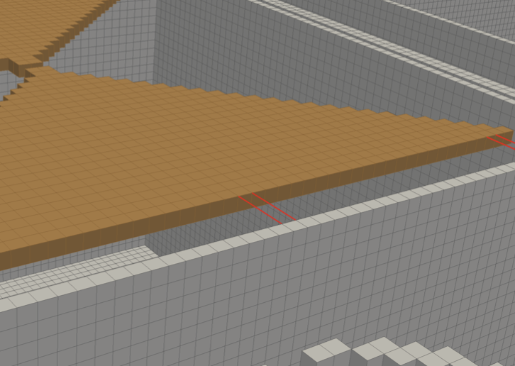 Detailed geometry of a GPR antenna